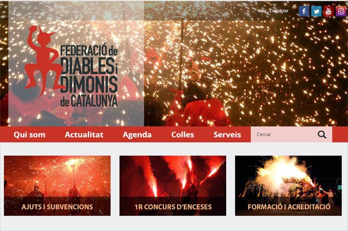 Portal web Diables.cat